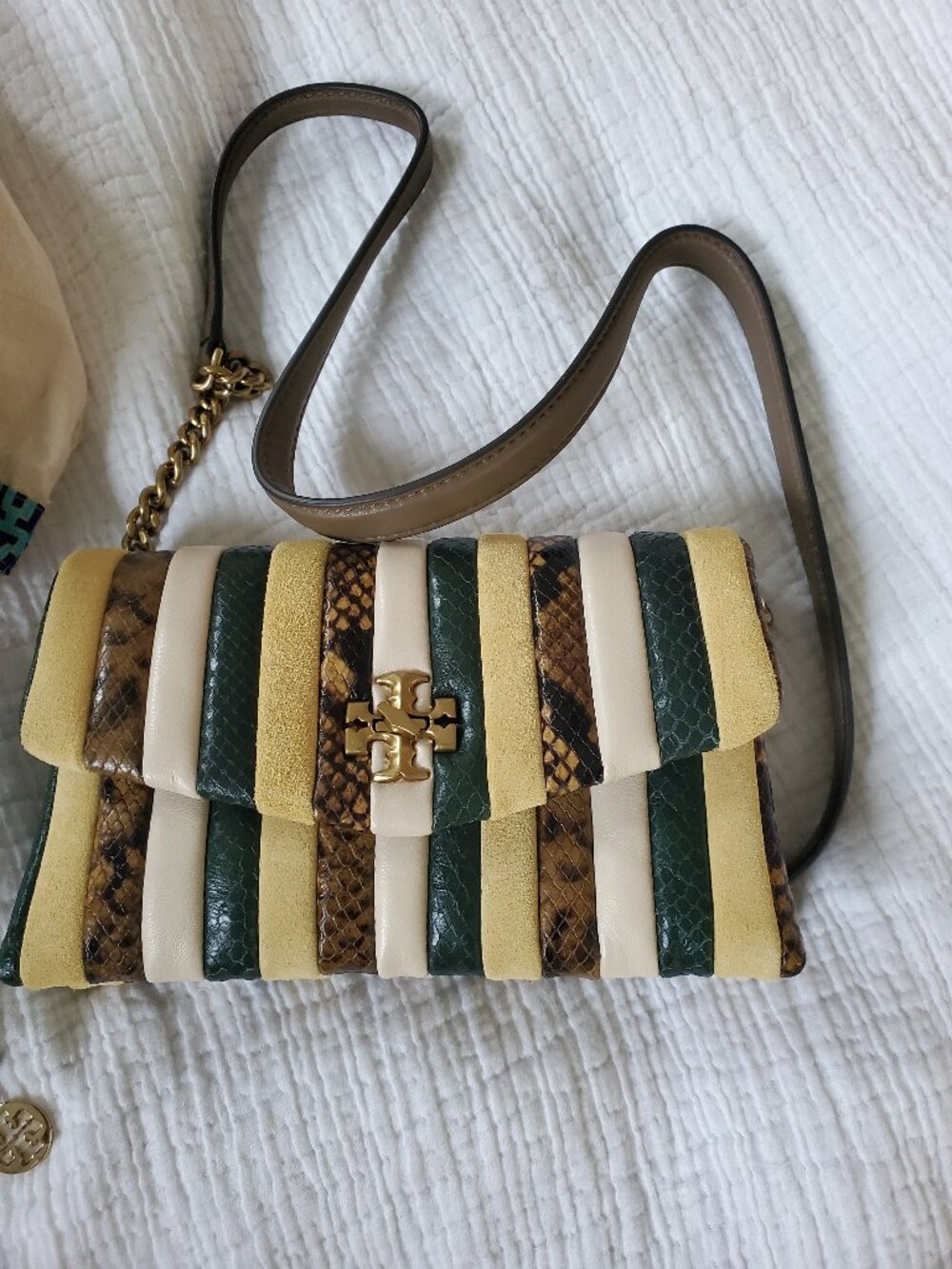 Tory Burch Snakeskin purse